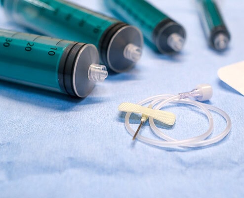 Flexible medical syringes and catheter connectors for advanced healthcare procedures.