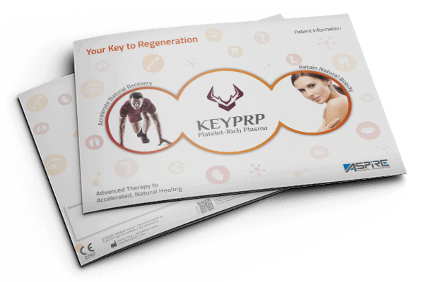 Patient Information Brochure for platelet-rich plasma (PRP) therapy by Aspire Medical